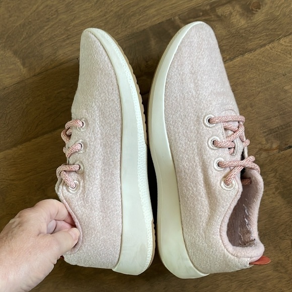 Allbirds Wool Runners Pink Sneakers Women’s 9 - Picture 4 of 11